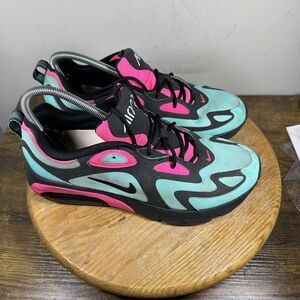Nike Air Max 200 Shoes Mens Size 10.5 Black Pink Green Teal CU4900-300 Sneakers